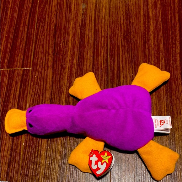 Ty Other - Rare 1993 Patti The Platypus Beanie Baby. PVC Pellets
